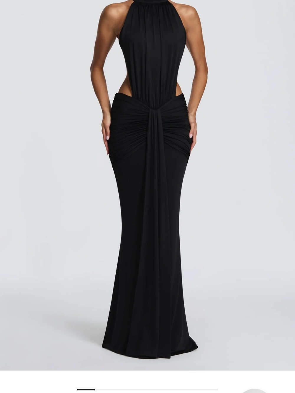 Babyboo Thelka Black Maxi Dress